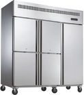 One Layer Commercial Upright Freezer Auto Defrost For Supermarket