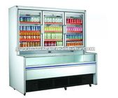 R134a Combination Freezer Cabinet Double Engines For Shop