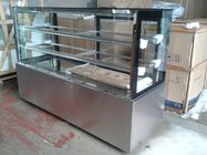 Economical Cake Display Freezer Cabinets Freezer With Curved Glass