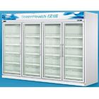 Grocery 0 - 10°C Glass Door Freezers Frost Free With Copeland Compressor