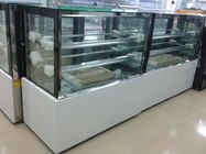 3°C - 6°C / Chiller Customize Cake Display Freezer Color For Supermarket