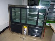 3 Layer Black Cake Display Cases Freezer 110v / 60hz 2000 * 730 * 1250