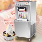 3 Flavors Table Top Soft Serve Ice Cream Making Machine With LED Display