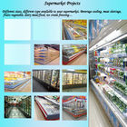 Pre - Make Multideck Open Chiller Supermarket Projects For Convenience Stores