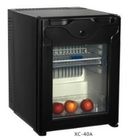 Silver / Black Small Freezer , Hotel Mini Bars 40L With Solid Door