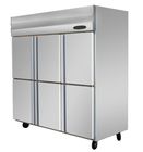 Commercial Upright Stainless Steel Chiller For Chicken With 2 / 4 / 6 Doors