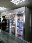 Glass Display Walk In Chiller With CE Certification For Hypermarket
