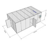 R404a Refrigerant Shop Cold Storage Freezer For Seafood 1 Year Warranty