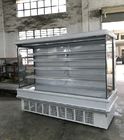 Ventilate Cooling Beverage Upright Multideck Open Chiller / Fridge Cabinet Showcase For Vegetables
