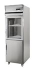 ROHS Commercial Refrigeration Freezer Double Solid Door Upright Fridge For Restaurants
