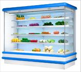 Supermarket Fruits Vegetables Display Multideck Open Chiller