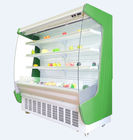 Commercial supermarket multi deck refrigeration refrigerated wall cabinet multideck open chiller for fruits and vegetab