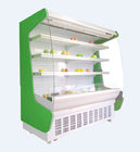 Commercial supermarket multi deck refrigeration refrigerated wall cabinet multideck open chiller for fruits and vegetab
