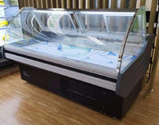 Glass Display Refrigeration Sushi Deli Showcase Equipped With Adjustable Shelves