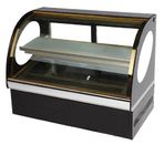 Bakery Store Cake Display Freezer  / Bread Sandwich Showcase Chiller Cabinet Upright Vertical Curved