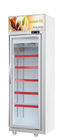 50 / 60hz Glass Door Freezer With Five Layers Shelves For Frozen Sea Food