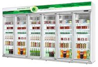 Commercial Fresh Vegetable Upright Beverage Cooler Air Cooling R134a