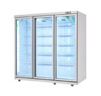 Fan Cooling Commercial Beverage Refrigerator / Supermarket Refrigeration Equipment
