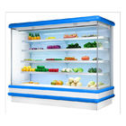 Led Light Multideck Open Chiller Cabinet For Fresh Fruit And Vegetable