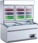 Large Combined Fridge Freezer And Wine Cooler Samba Hybrid For Store