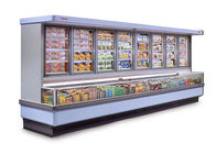 Refrigerated Upright Ice Cream Freezer / Copeland Compressor Half Fridge Half Freezer