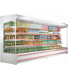 Danfoss Compressor Multideck Open Chiller For Fruit / Vegetables And Drink
