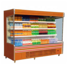 Customized Color Fruit Display Milk Dairy Showcase Supermarket Refrigeration Equipment