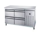 Kitchen Workbench Fridge Working Table Stainless Steel Freezer With Drawers