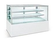 Commercial Vertical Cake Display Fridge / Refrigerated Showcase For Bakery Store