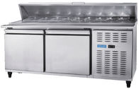 110V 60HZ 1 / 2 / 3  Doors Under Counter Fridge Freezer For Kitchen Hotel , Undercounter Refrigerator