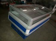 1000L Supermarket Island Freezer Open Top R22 / R404a With Singal Side
