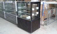 Saving Energy Cake Display Freezer Cabinets Freezer With Curved Glass