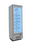 1450L Glass Door Commercial Display Freezer Factory Vertical Showcase