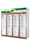 Multipurpose Commercial Display Freezer 5 Layers Beverage Cooler