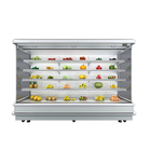 3600L Large Multideck Open Chiller Supermarket Upright Showcase