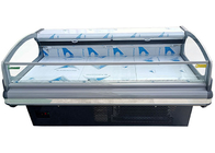 Custom Multipurpose Fan Meat Freezer Showcase Food Open Chiller Built In System