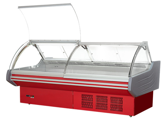 Meat Shop Commercial Display Freezer Deli Food Open Display Refrigerator