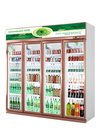 Commercial N glass door Beverage Cooler Display Freezer Luxury style