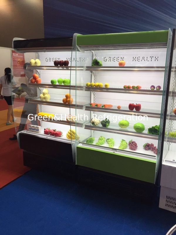 R404A Convenient Store Open Multideck Display Showcase Chiller For Milk