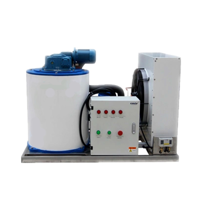 Seawater Ice Flake Making Machine 2 Tons / Day Flake Ice Machine For Fish