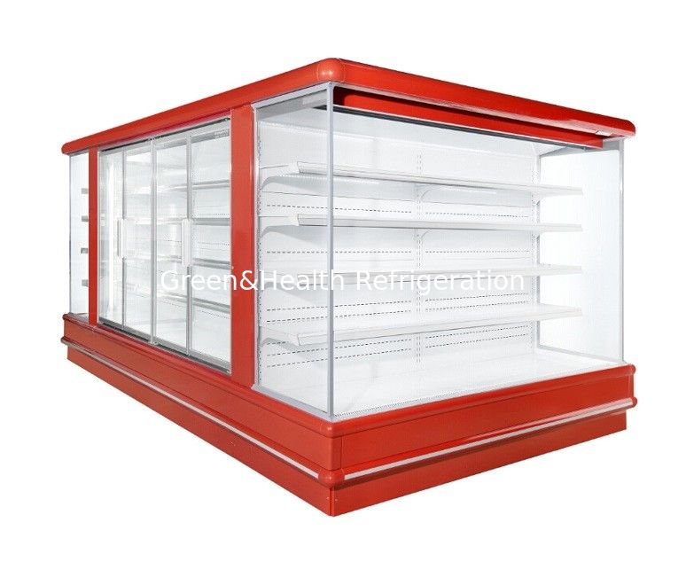 Supermarket Open Multideck Open Chiller Refrigerating Showcase Europe Type