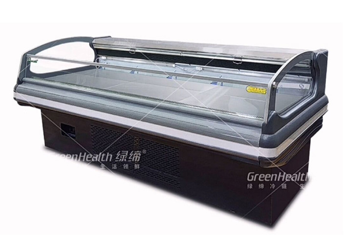 Length Custom Frozen Meat Refrigerator Top Open Type With LED Light