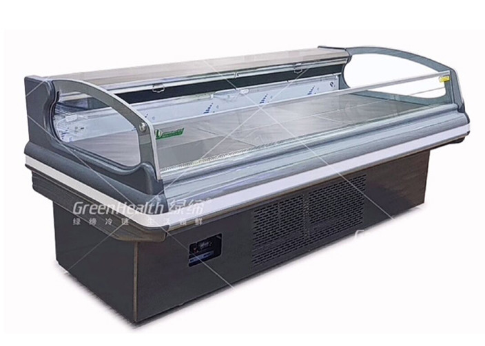 Length Custom Frozen Meat Refrigerator Top Open Type With LED Light