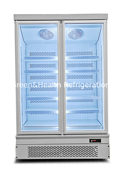 Vertical Frozen Food Display Freezer Commercial Refrigeration Equipment