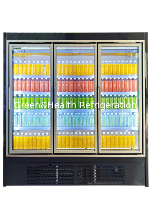 Upright Supermarket Multideck Open Chiller Frost Free With Sliding Glass Doors