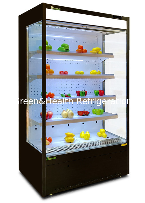Small Multi Deck Open Chiller Supermarket Showcase Plug In And Remote Type R404a