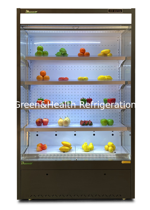 Small Multi Deck Open Chiller Supermarket Showcase Plug In And Remote Type R404a