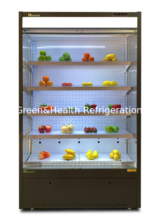 Mini Multideck Freezer For Chain Store Grocery Shop Upright Open Chiller