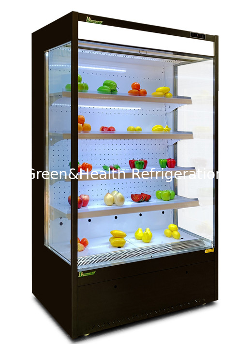 Mini Multideck Freezer For Chain Store Grocery Shop Upright Open Chiller