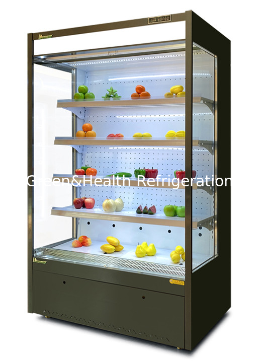 Mini Multideck Freezer For Chain Store Grocery Shop Upright Open Chiller
